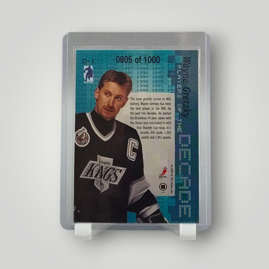 1999-00 Be a Player Millennium Signature Series #D-1 Wayne Gretzky #/1000