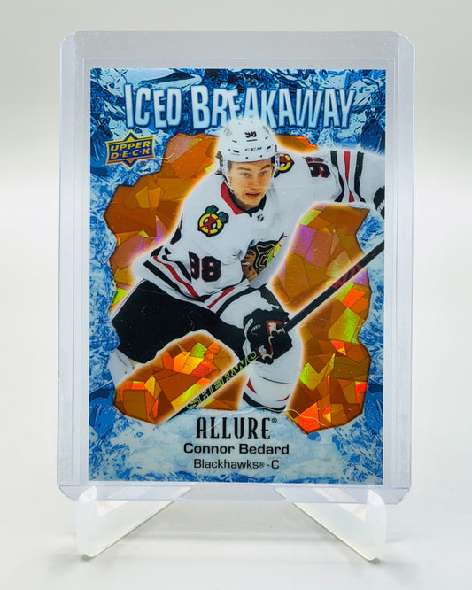 2023-24 Upper Deck Allure #IB-5 Connor Bedard Iced Breakaway Orange #/399