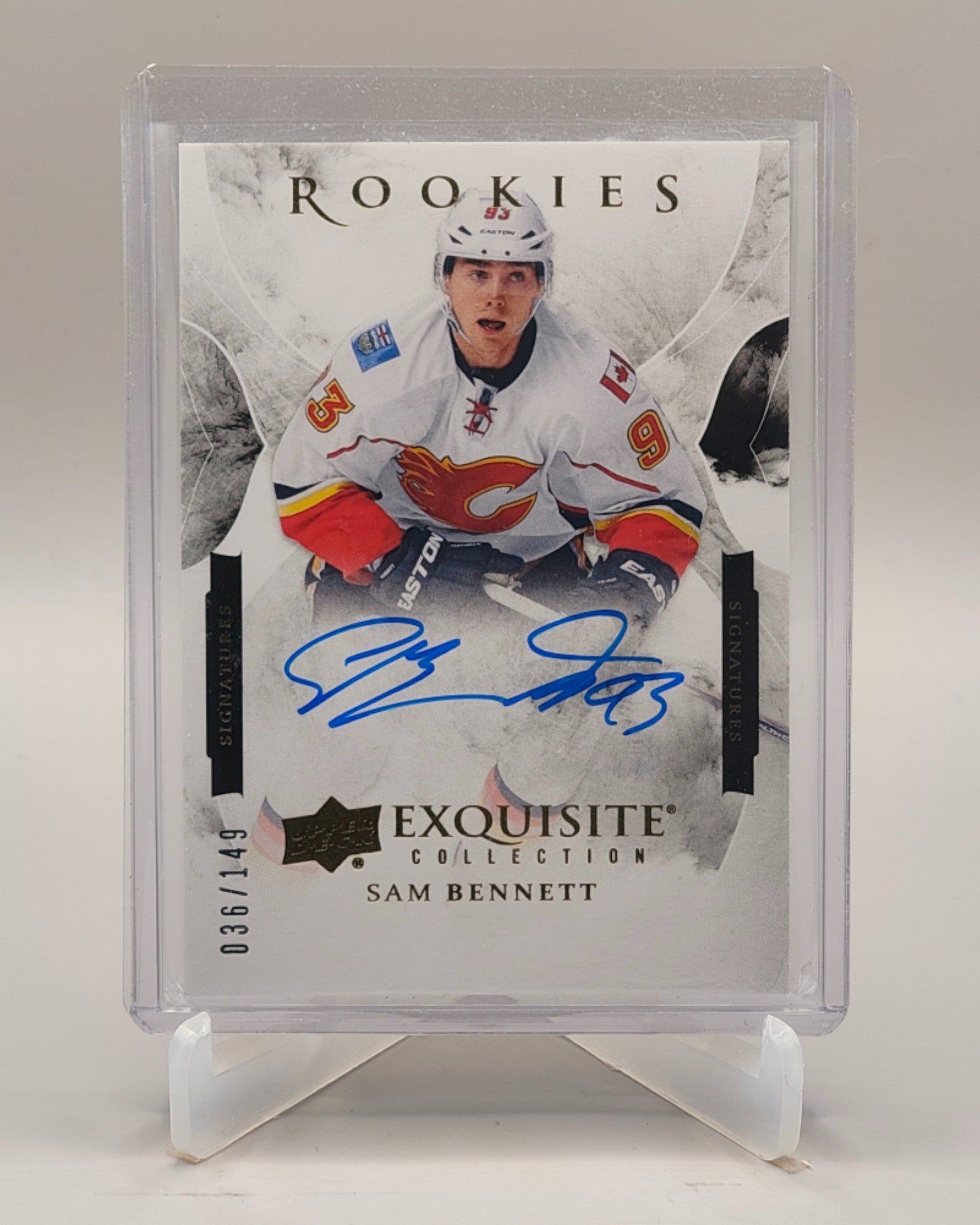 2015-16 Upper Deck Ice #ESRP-SB Sam Bennett Exquisite Signatures RC #/149