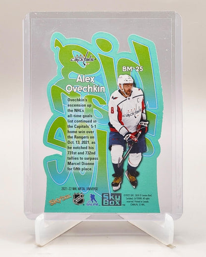 2021-22 SkyBox Metal Universe #BM-25 Alex Ovechkin Big Man on Ice