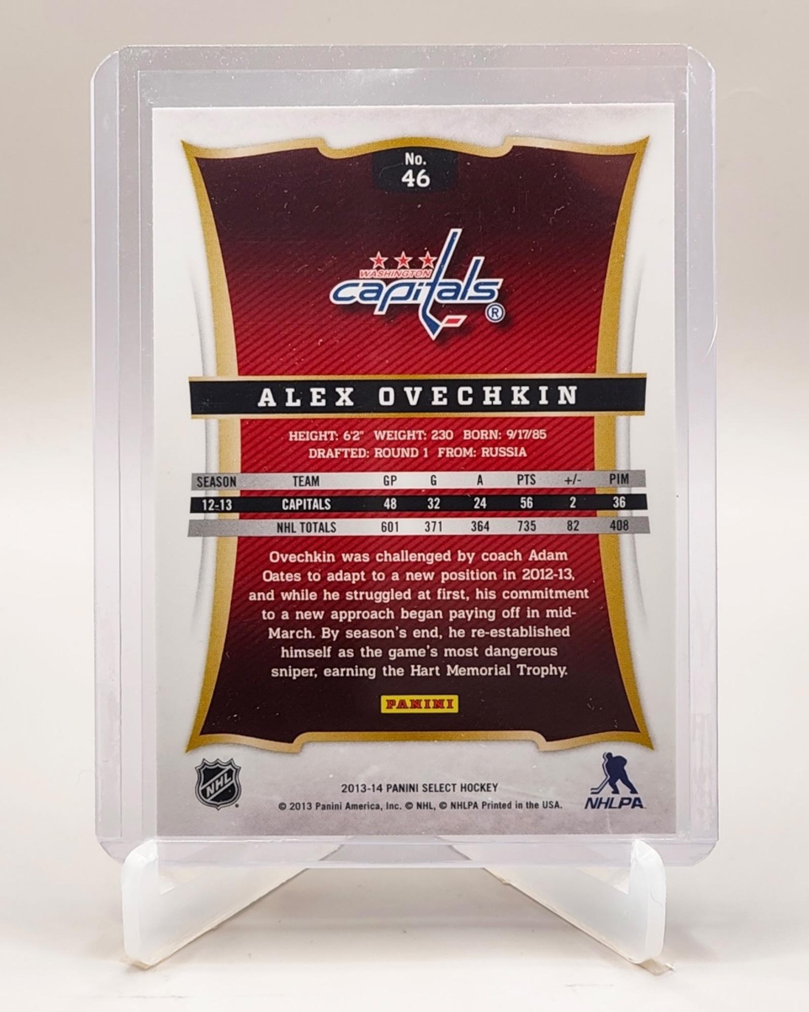 2013-14 Panini Select #46 Alex Ovechkin