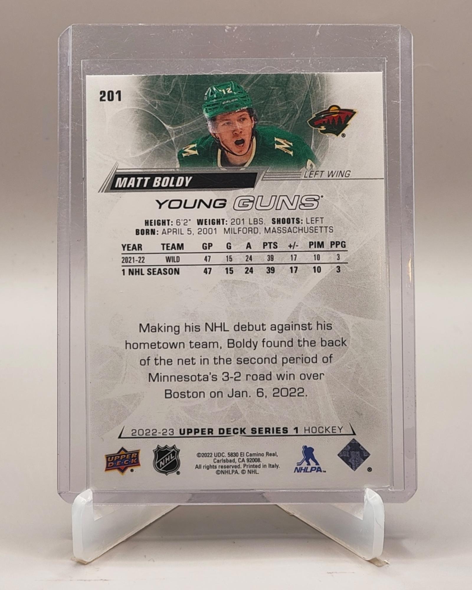 2022-23 Upper Deck #201 Matt Boldy