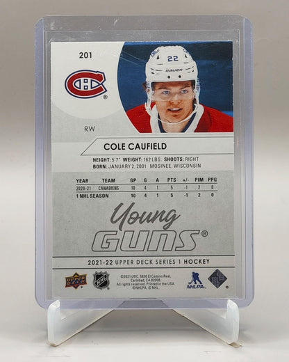 2021-22 Upper Deck #201 Cole Caufield
