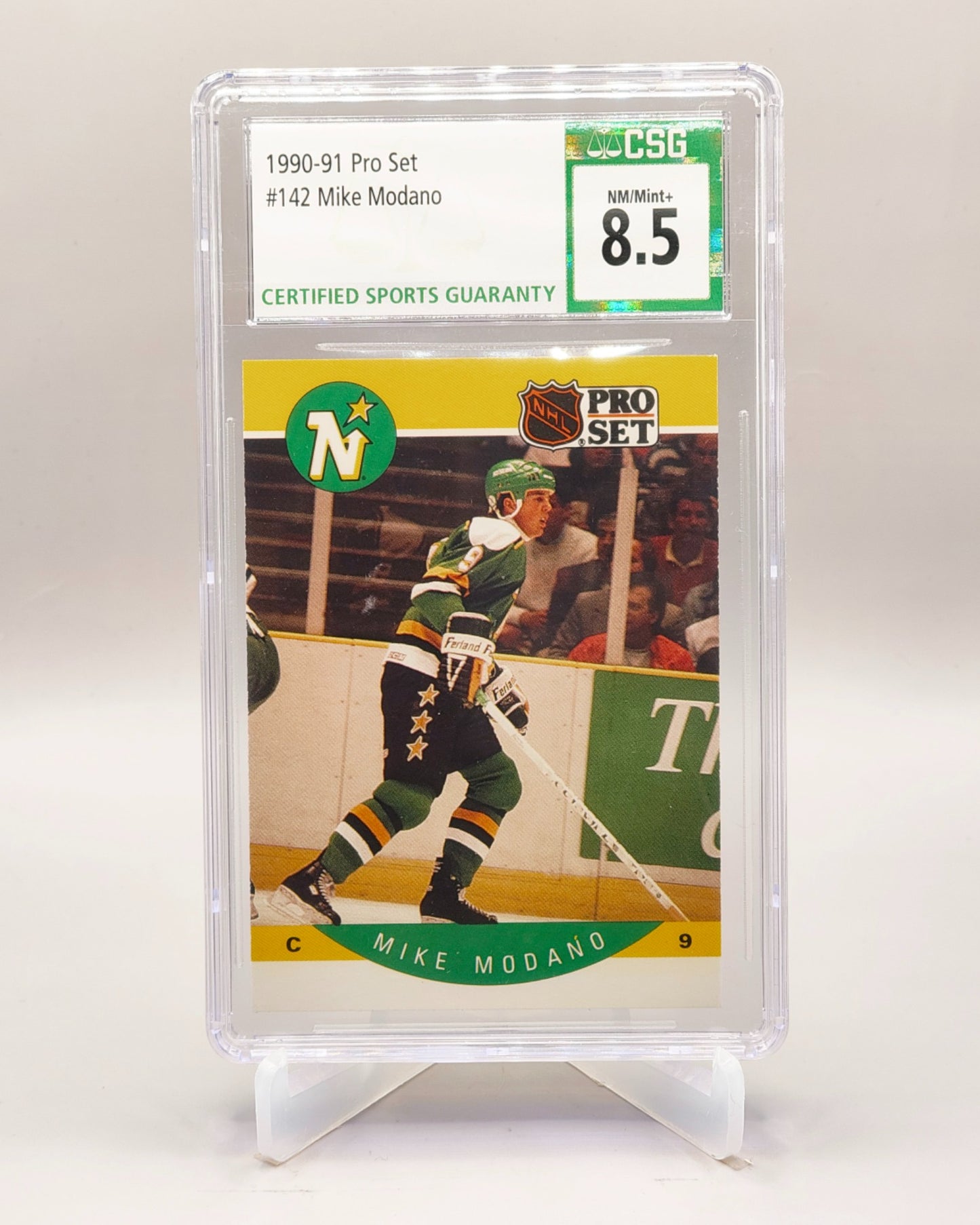1990-91 Pro Set #142 Mike Modano