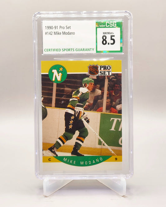 1990-91 Pro Set #142 Mike Modano