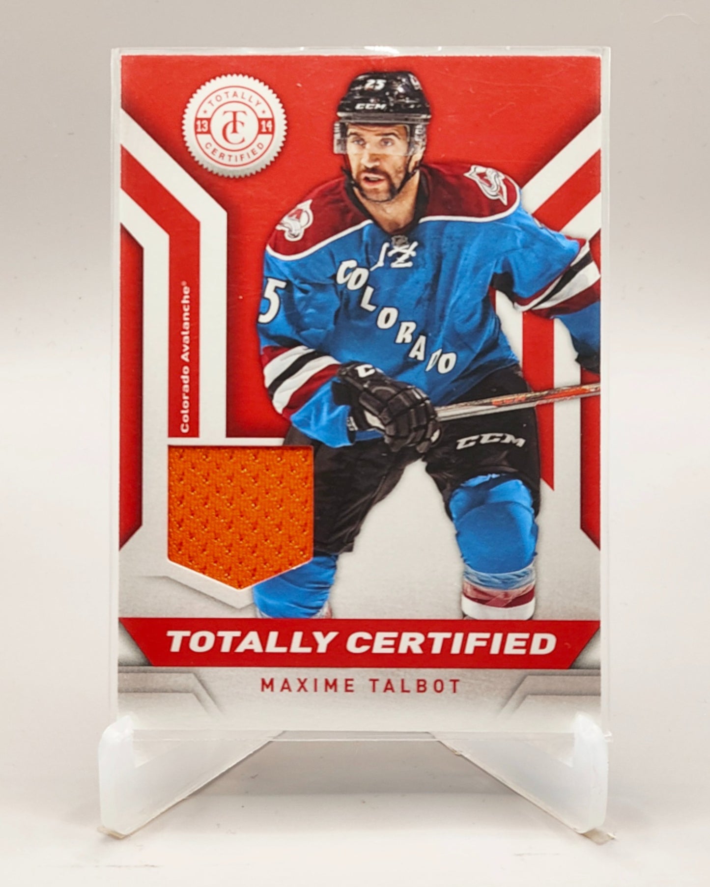 2013-14 Panini Totally Certified #TC-MXT Maxime Talbot Jerseys Red