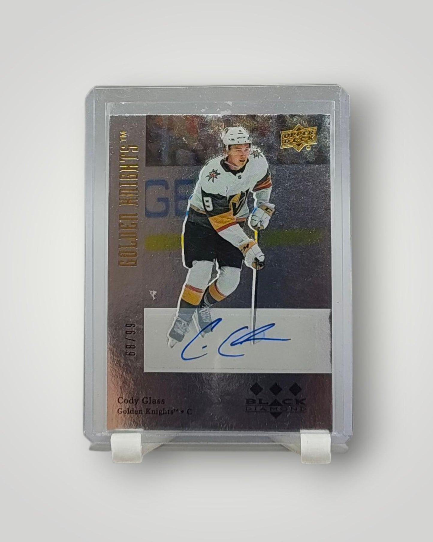 2019-20 Upper Deck Black Diamond #BDT-CG Cody Glass Tribute  Autographs #/99