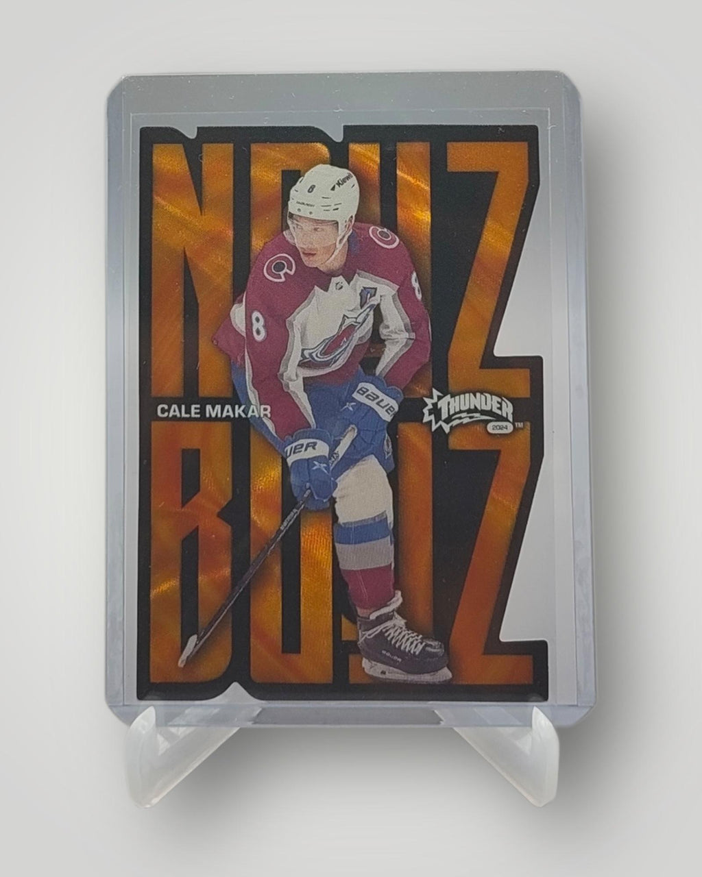 2023-24 SkyBox Metal Universe #12 NB Cale Makar Noyz Boyz