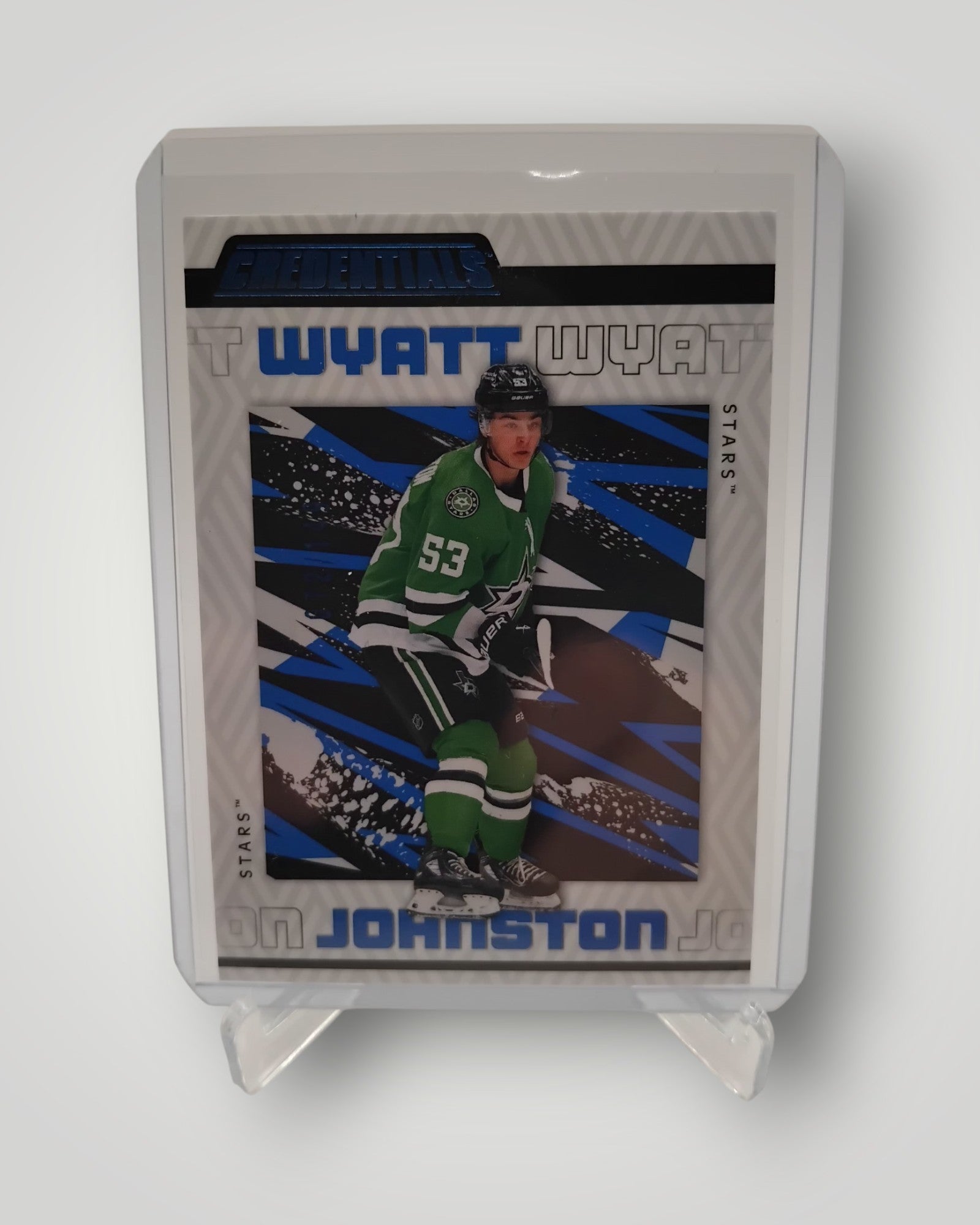 2023-24 Upper Deck Credentials #26 Wyatt Johnston Blue #/149