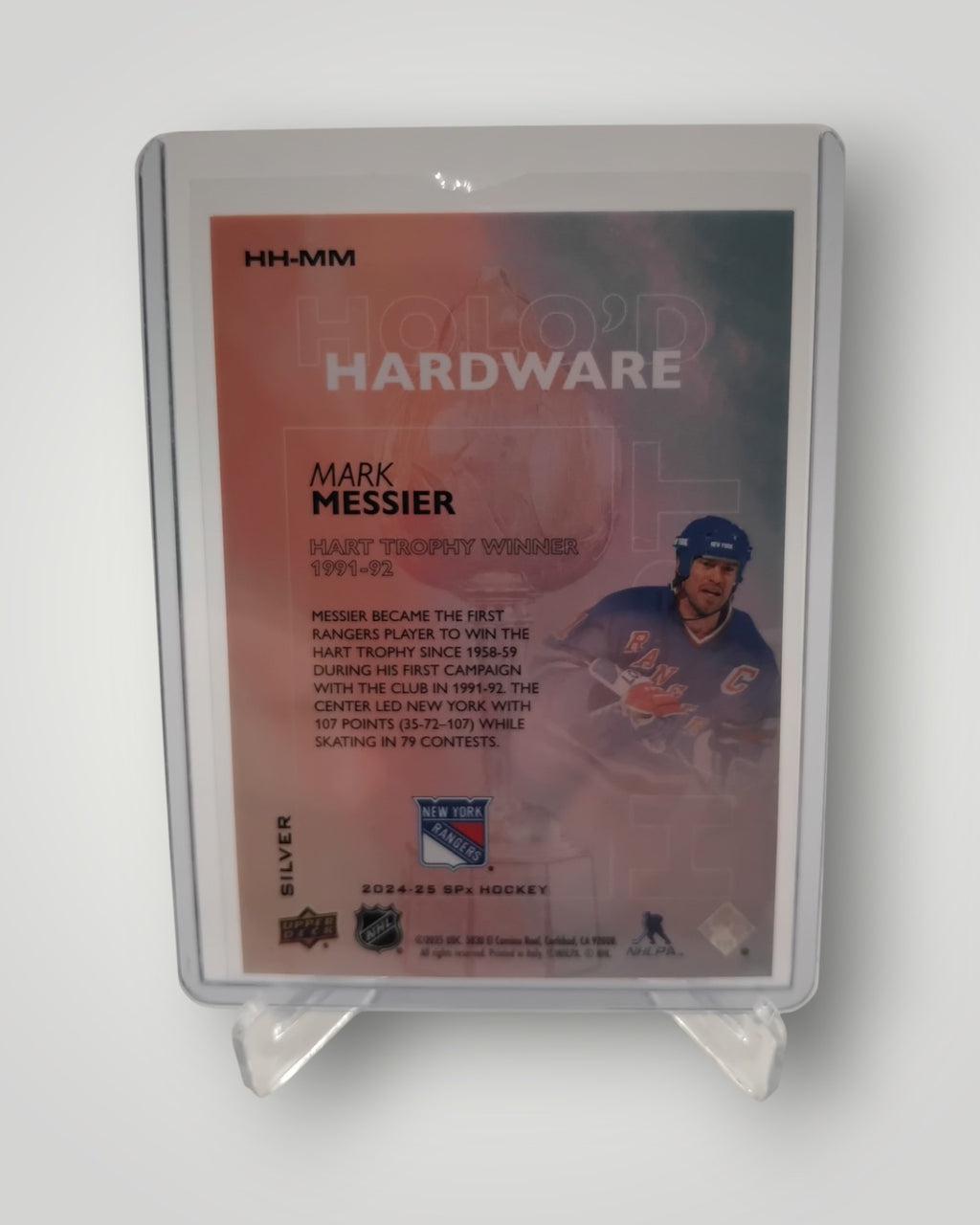 2024-25 SPx #HH-MM Mark Messier Holo'd Hardware