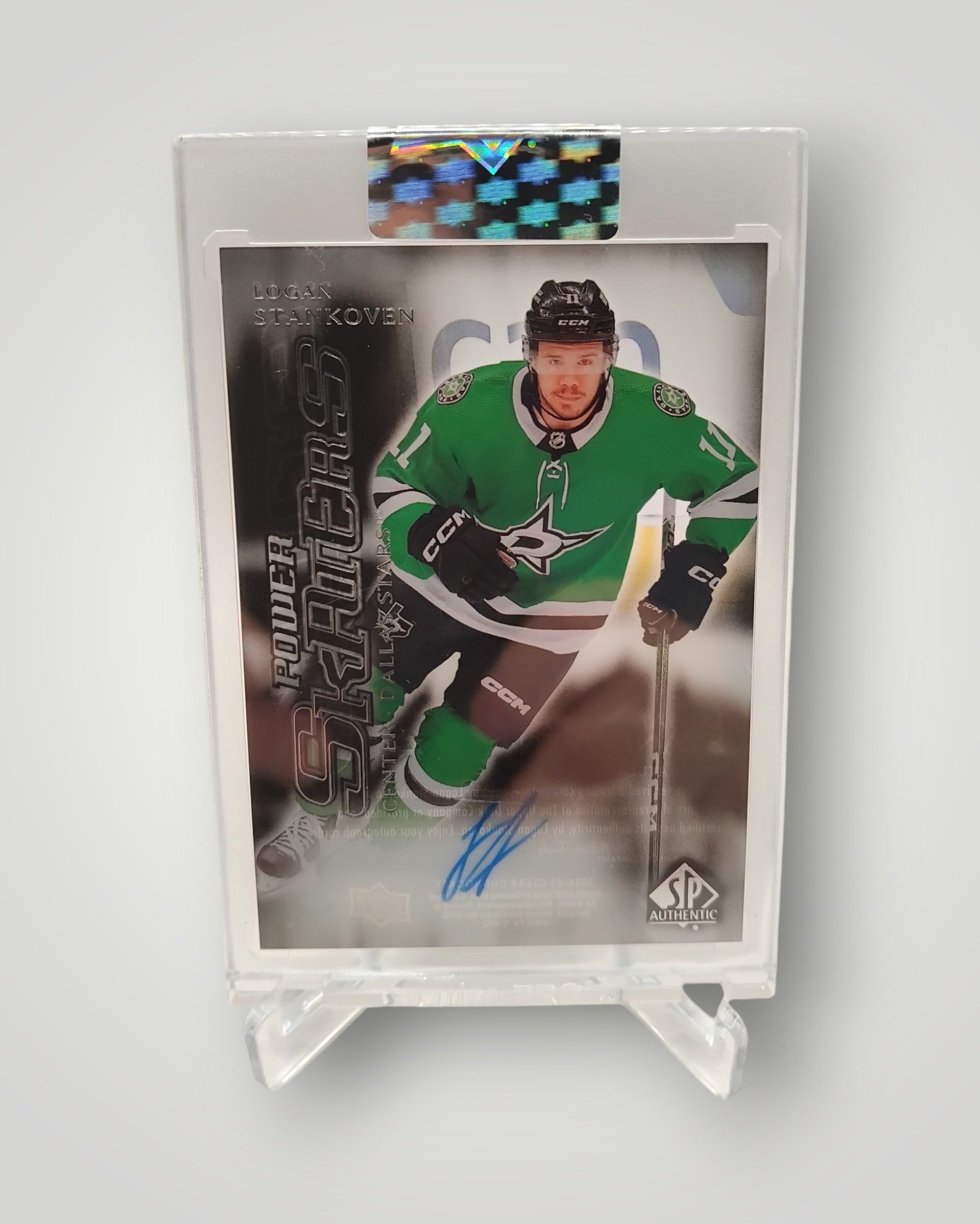 2024-25 Upper Deck Clear Cut #PSA-LS Logan Stankoven Power Skaters
