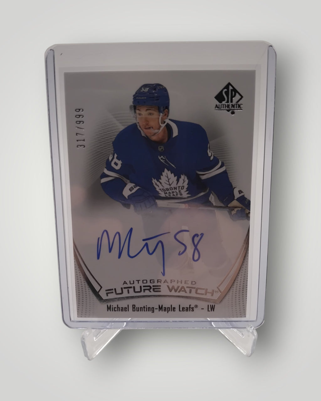 2021-22 SP Authentic #171 Michael Bunting #/999
