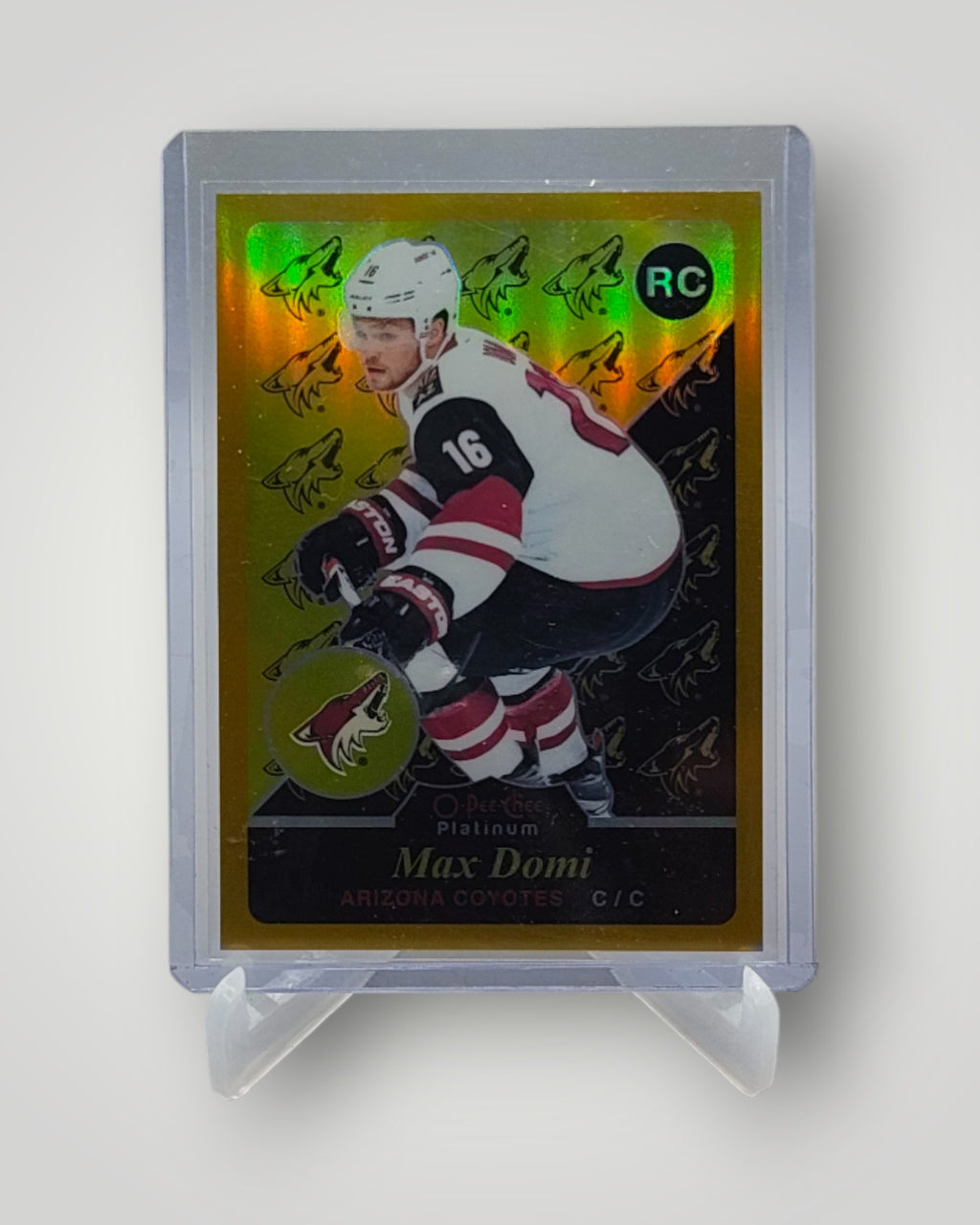 2015-16 O-Pee-Chee Platinum #R85 Max Domi Retro-Gold-Rainbow #/149