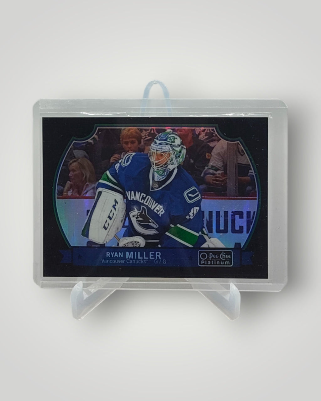 2014-15 O-Pee-Chee Platinum #43 Ryan Miller Retro-Black-Rainbow #/100