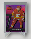 2016-17 Fleer Showcase #MU-17 Johnny Gaudreau Metal Universe PMG Purple #/5