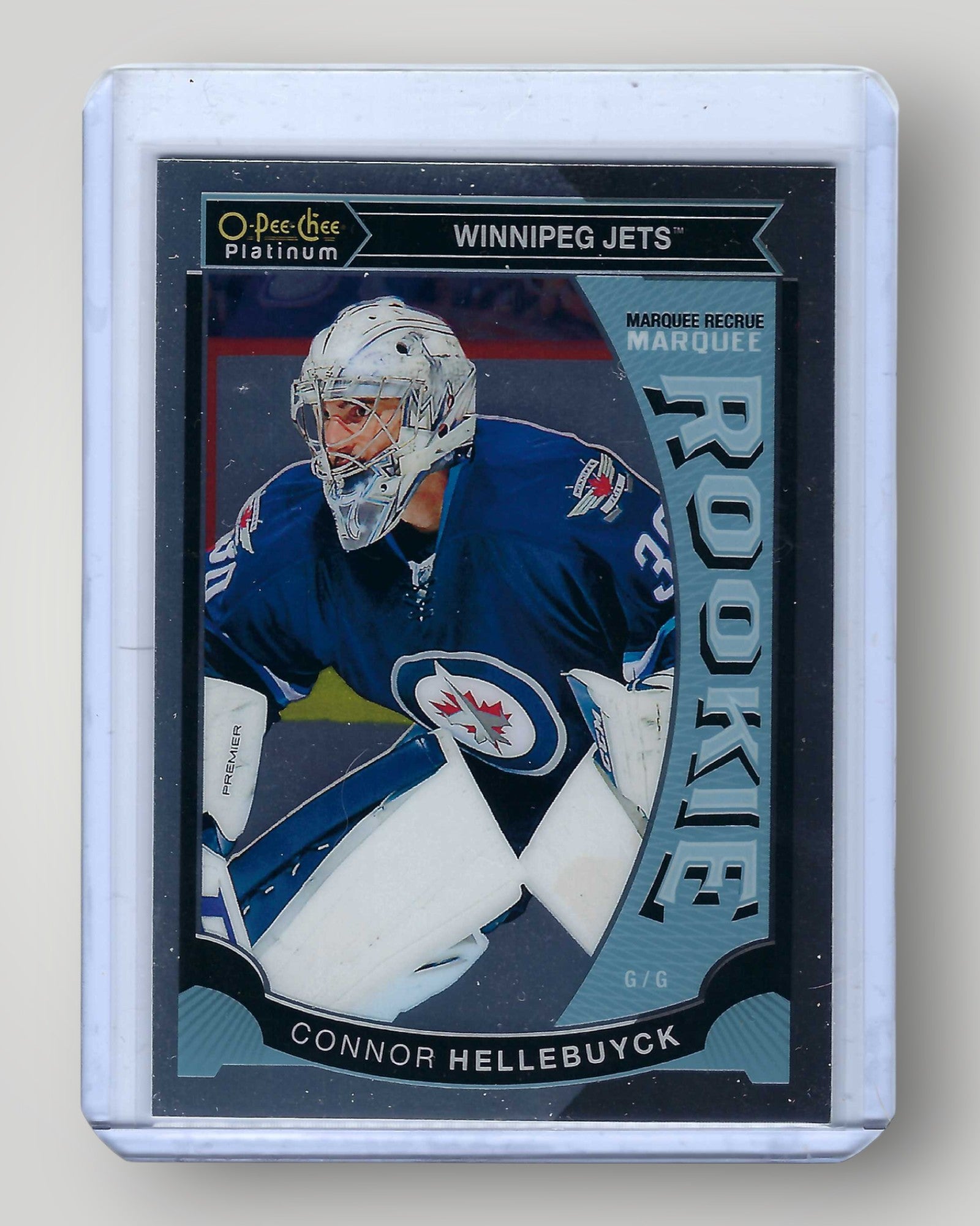 2015-16 O-Pee-Chee Platinum #M36 Connor Hellebuyck Marquee-Rookies