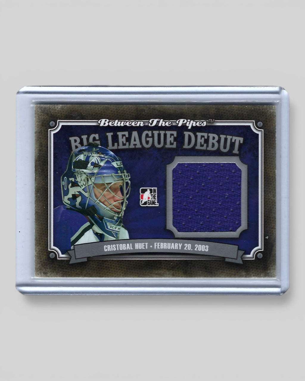 2013-14 ITGe Between the Pipes #BLD-15 Cristobal Huet Big League Debut Jerseys