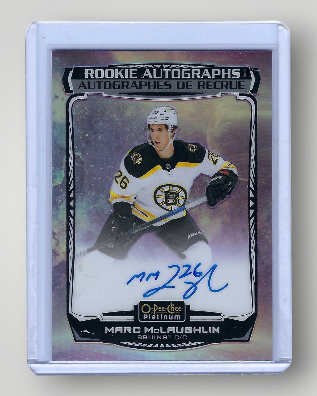 2023-24 O-Pee-Chee Platinum #R-MM Marc McLaughlin Cosmic Auto #/65