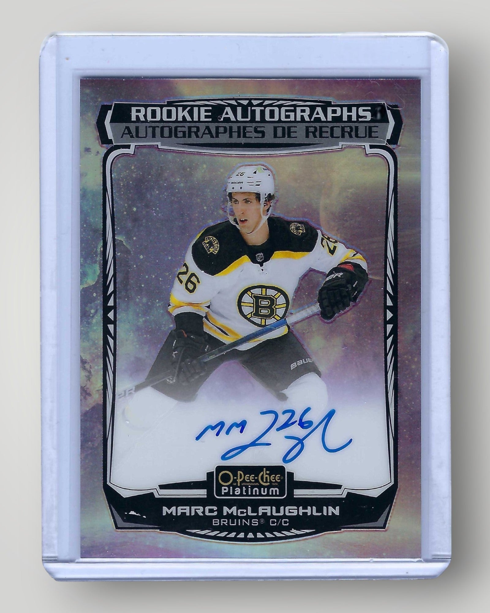 2023-24 O-Pee-Chee Platinum #R-MM Marc McLaughlin Cosmic Auto #/65