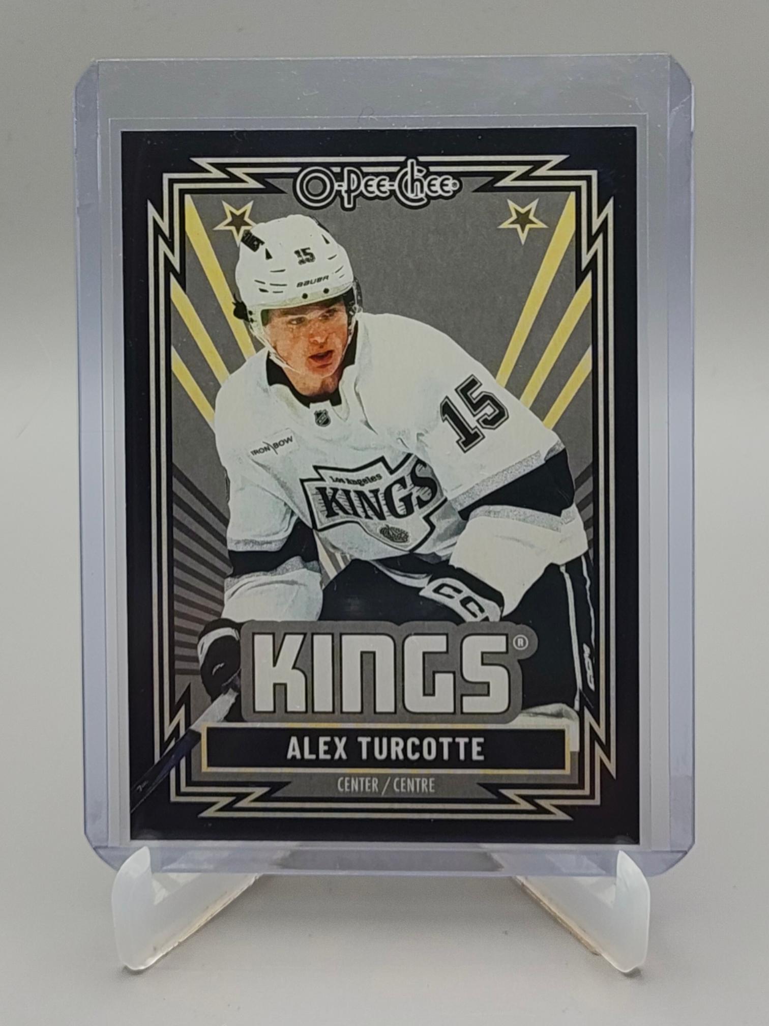 2025-26 O-Pee-Chee #412 Alex Turcotte Retro Black Border #/100