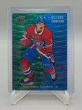 2023-24 Upper Deck Allure #CF-3 Arber Xhekaj Color Flow Green-Blue