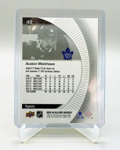 2023-24 Upper Deck Allure #48 Auston Matthews Hypnosis