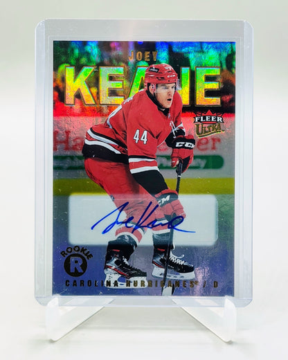 2021-22 Upper Deck Fleer Ultra  #238 Joey Keane Silver Rainbow Foil Autographs
