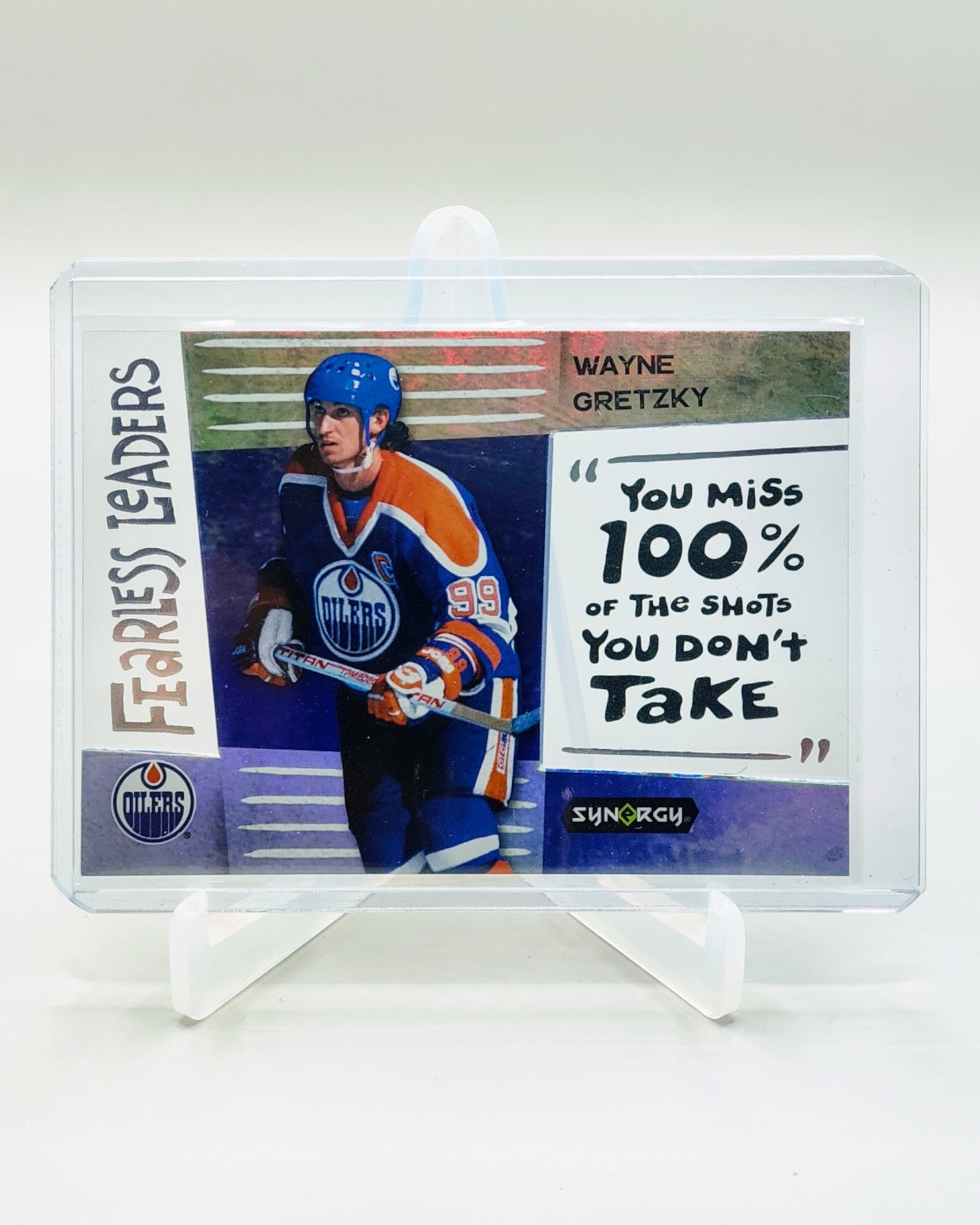 2023-24 Upper Deck Synergy #LD-1 Wayne Gretzky Fearless Leaders