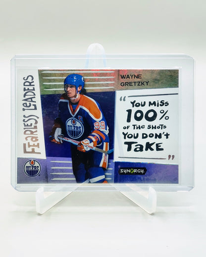 2023-24 Upper Deck Synergy #LD-1 Wayne Gretzky Fearless Leaders