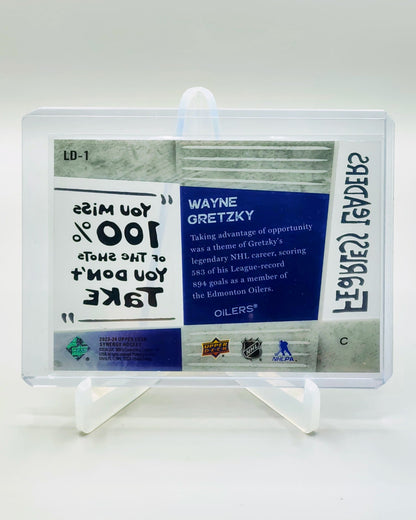 2023-24 Upper Deck Synergy #LD-1 Wayne Gretzky Fearless Leaders
