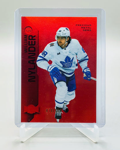 2023-24 SkyBox Metal Universe #129 William Nylander PMG Red #/100