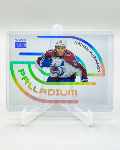 2022-23 SkyBox Metal Universe #P-17 Nathan MacKinnon Palladium