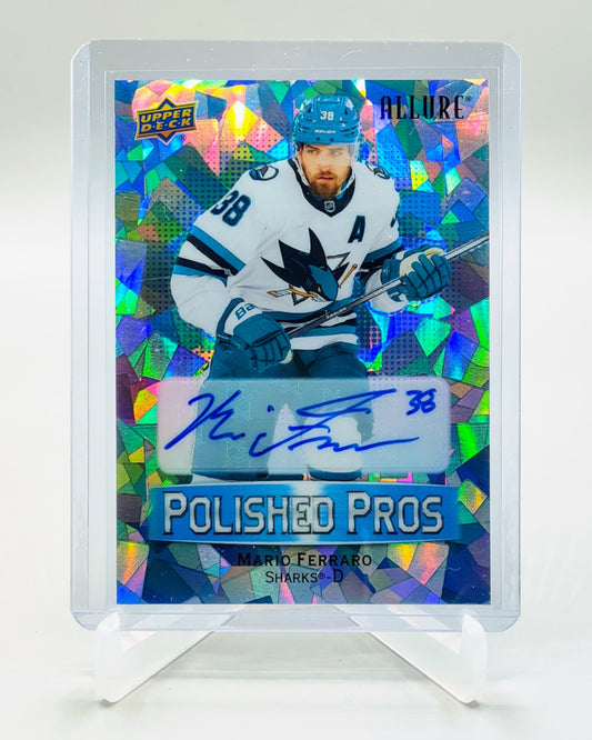 2023-24 Upper Deck Allure #PP-5 Mario Ferraro Polished Pros Autographs