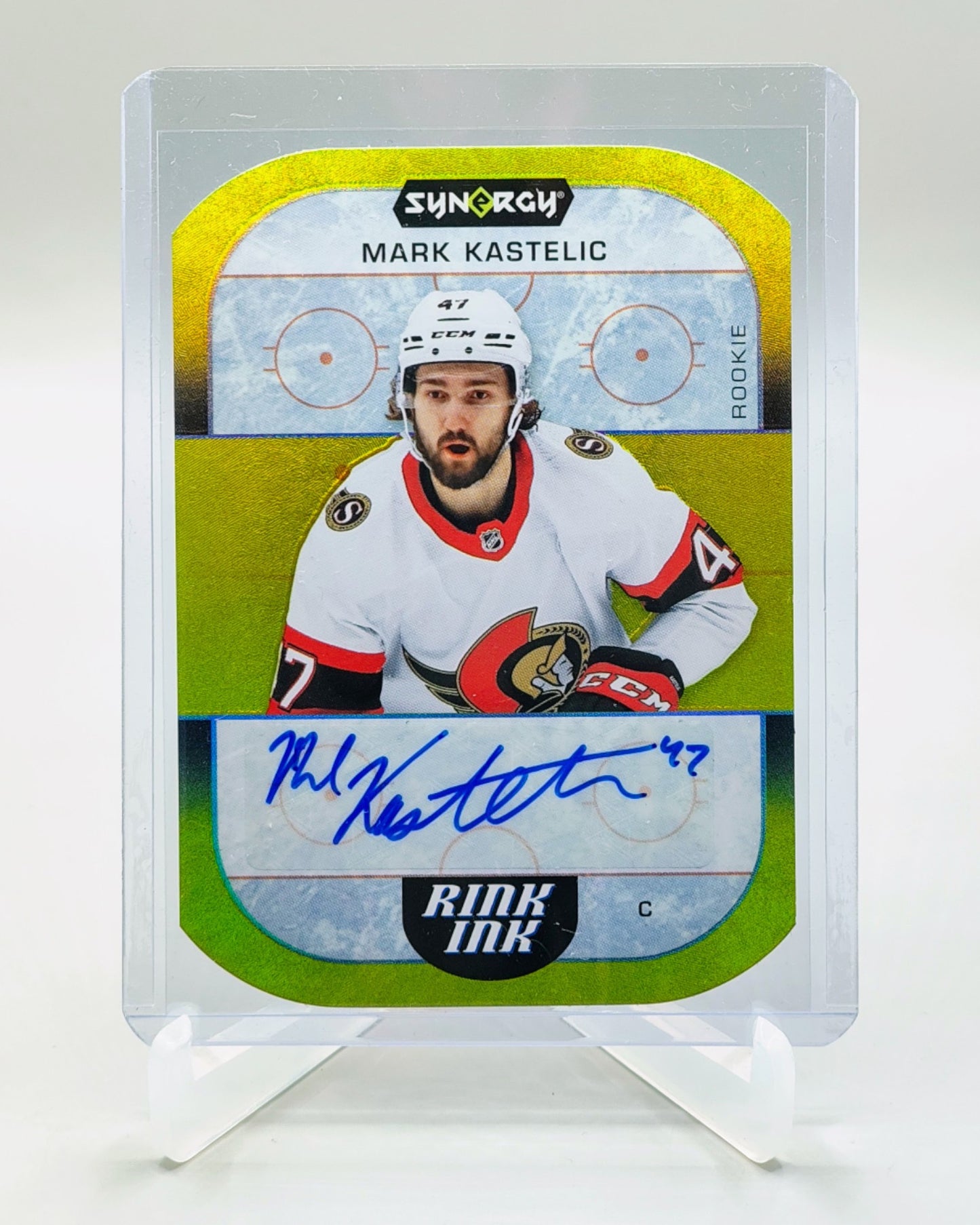 2022-23 Upper Deck Synergy #RIR-MK Mark Kastelic Rink Ink Rookies