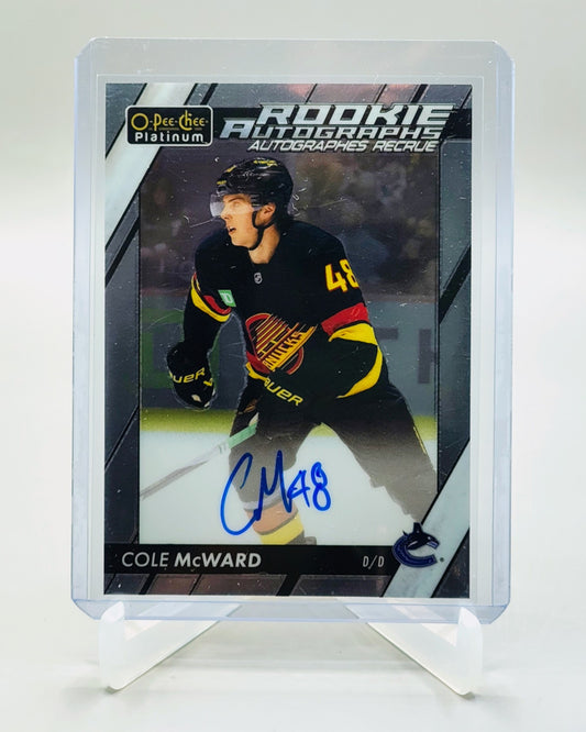 2023-24 O-Pee-Chee Platinum #R-CM  Cole McWard Rookie Autographs