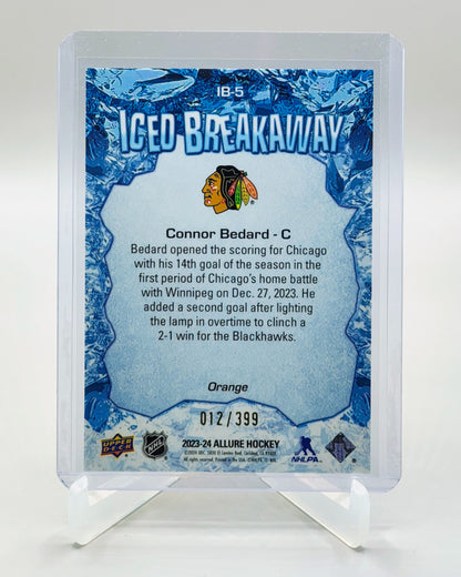 2023-24 Upper Deck Allure #IB-5 Connor Bedard Iced Breakaway Orange #/399