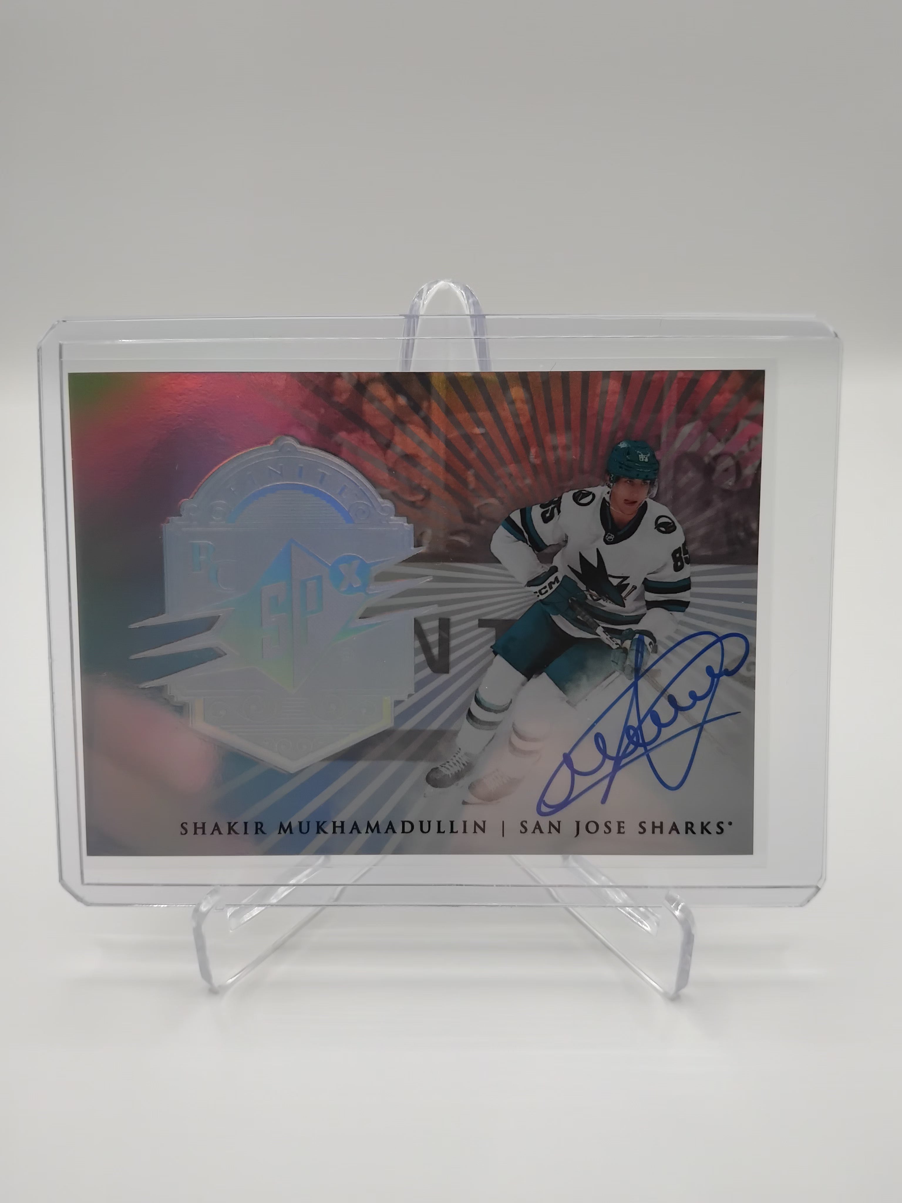 2024-25 SPX Shakir Mukhamadullin Finite SIlver Spectrum Auto 40/99