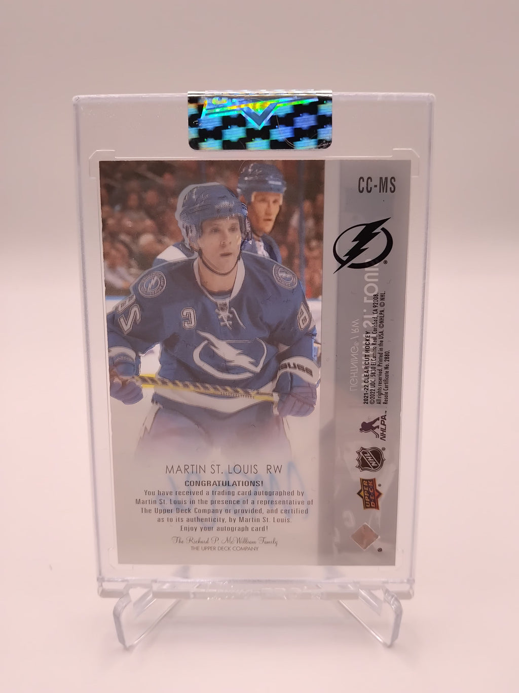 2021-22 Clear Cut Martin St.Louis Auto