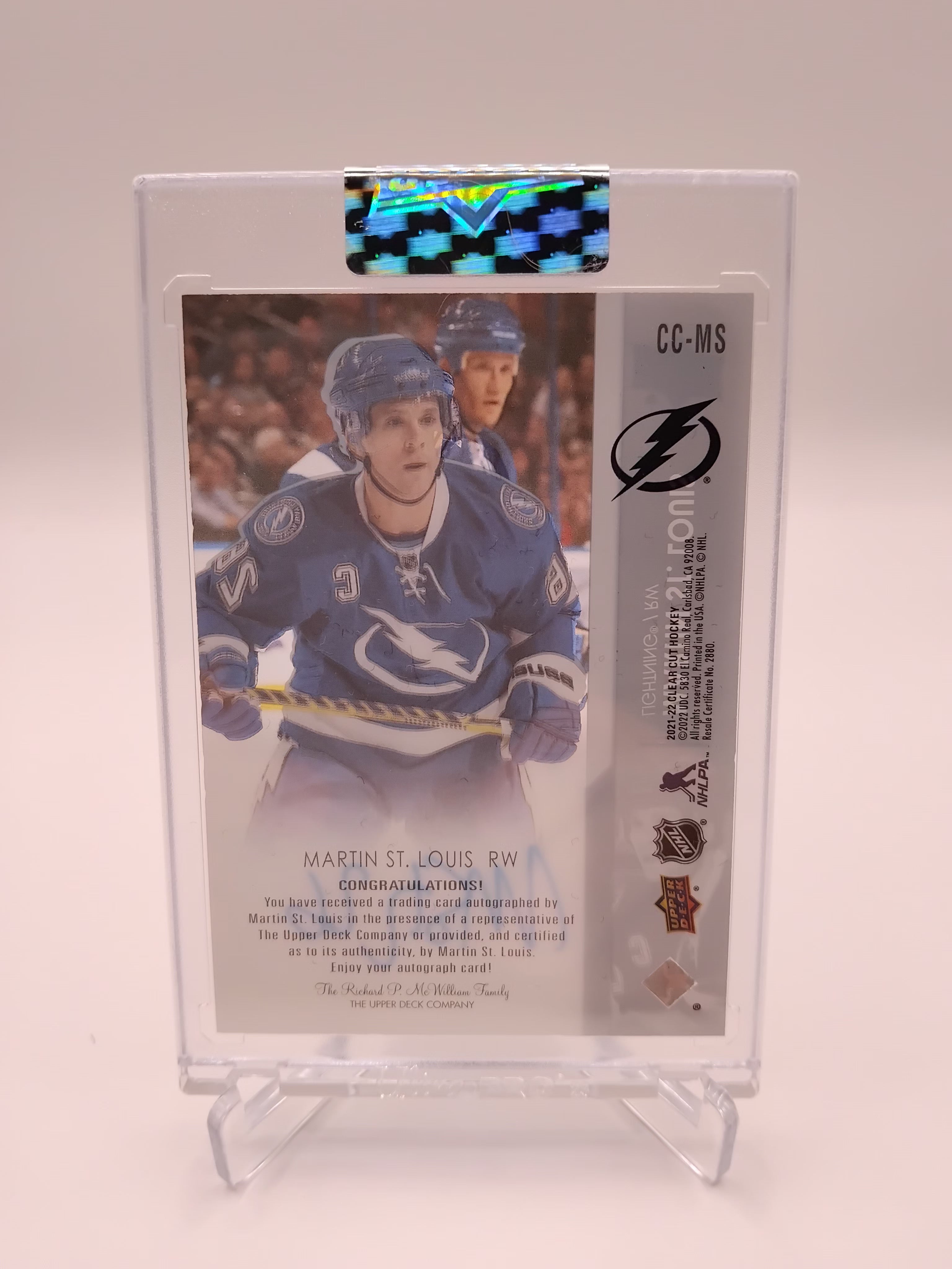 2021-22 Clear Cut Martin St.Louis Auto