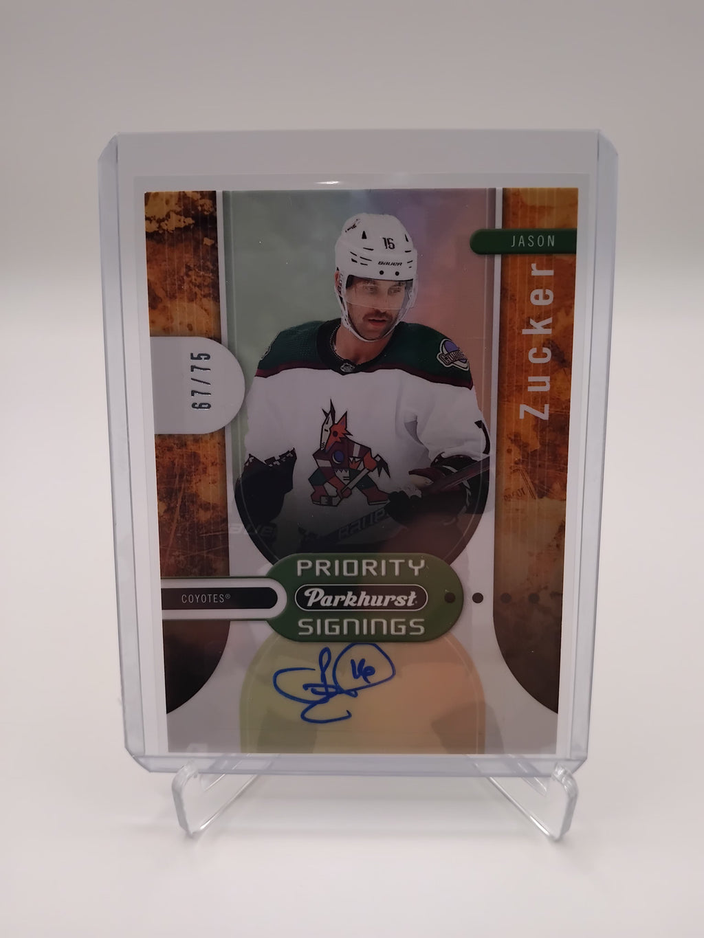 2024 UD SPring Expo Jason Zucker Auto 67/75