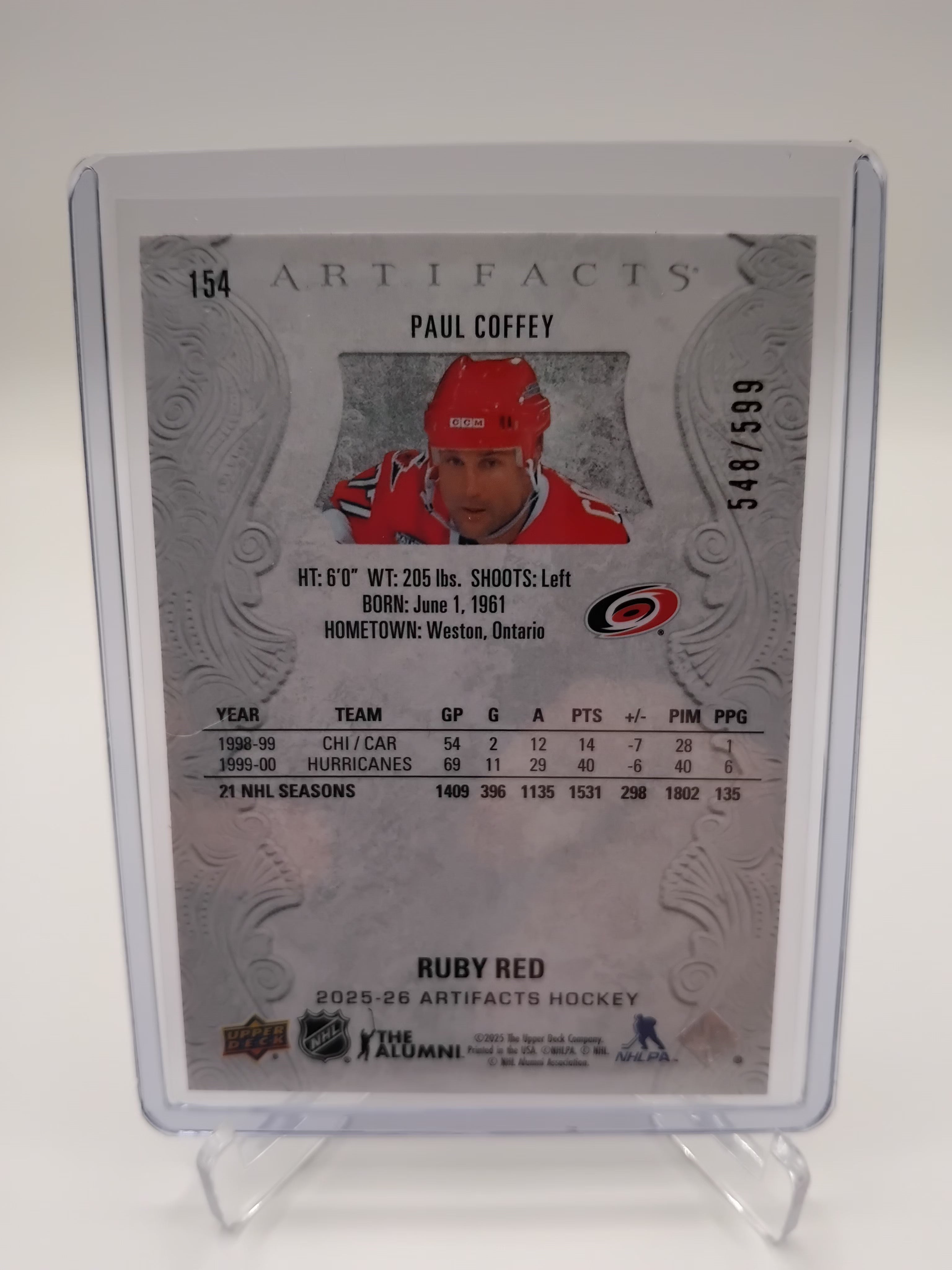 2025-26 Artifacts Paul Coffey 548/599
