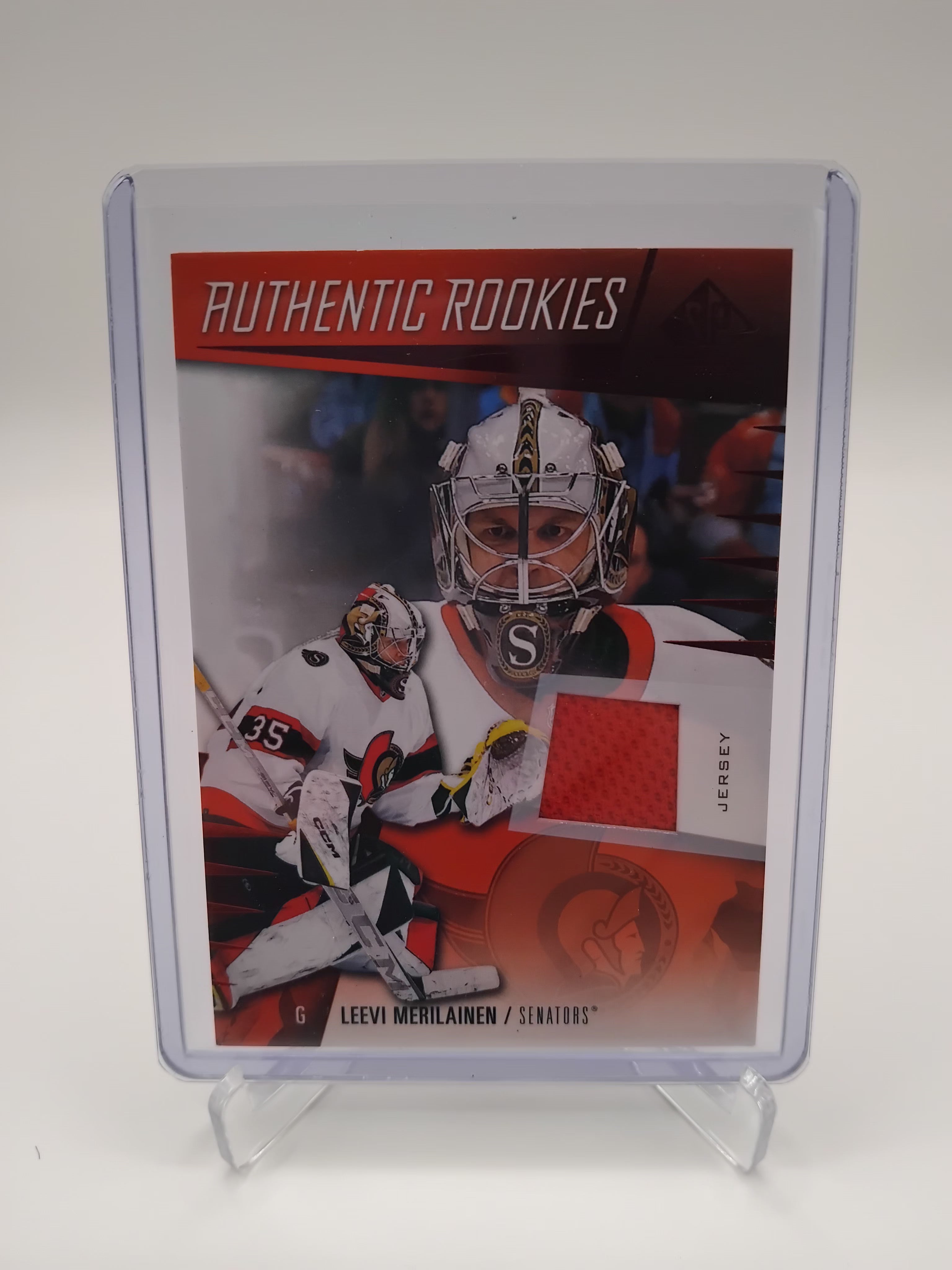 2023-24 SP Game Used Leevi Merilainen Jersey
