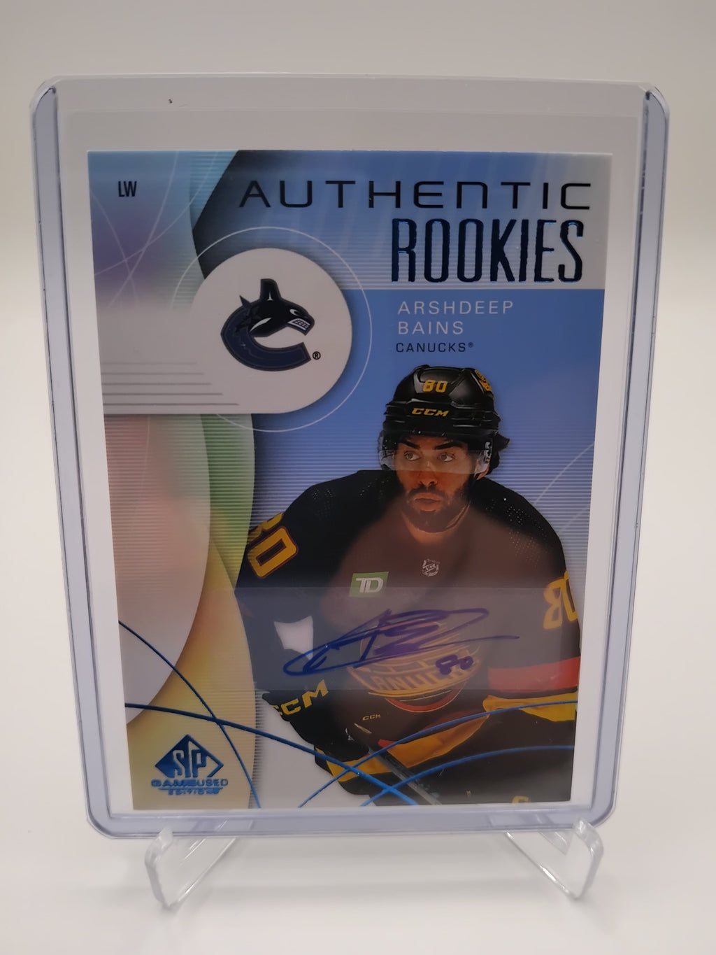 24-25 SP Game Used Arshdeep Bains Auto