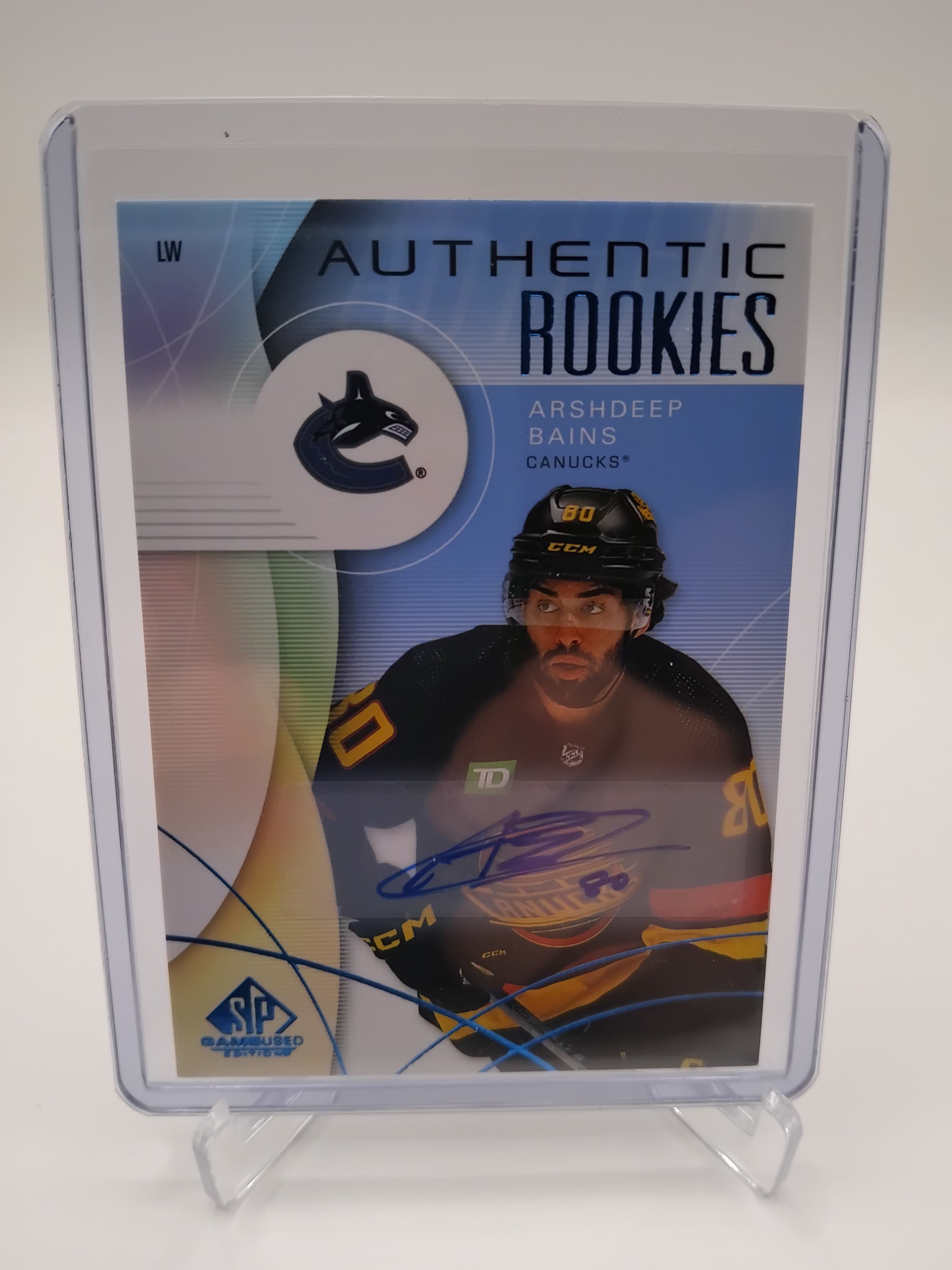 24-25 SP Game Used Arshdeep Bains Auto