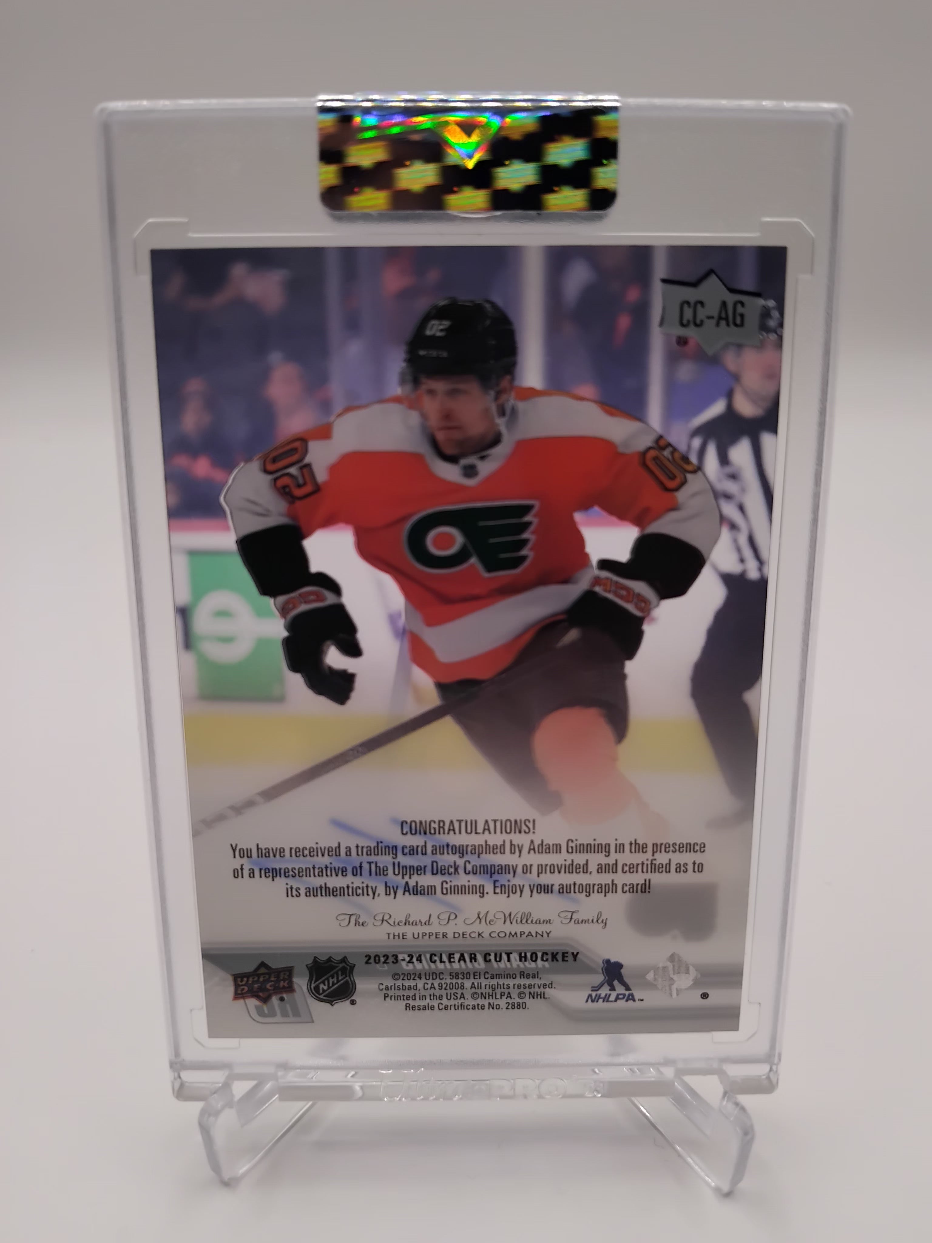 2023-24 Clear Cut Adam Ginning Auto
