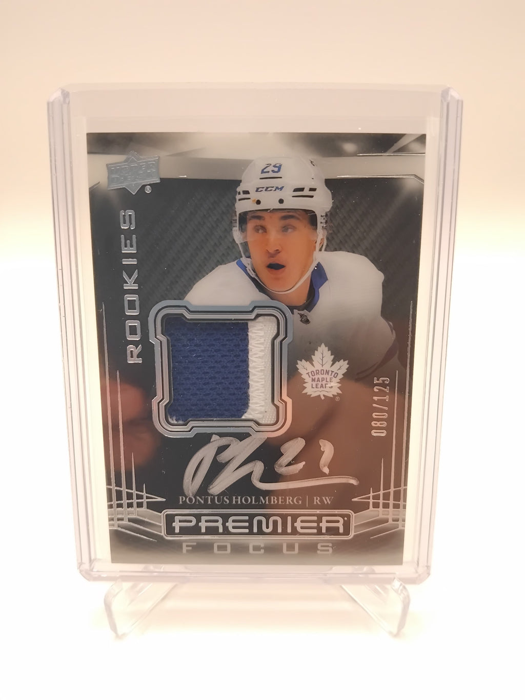 2022-23 Premier Pontus Holmberg Rookie Patch Auto 80/125