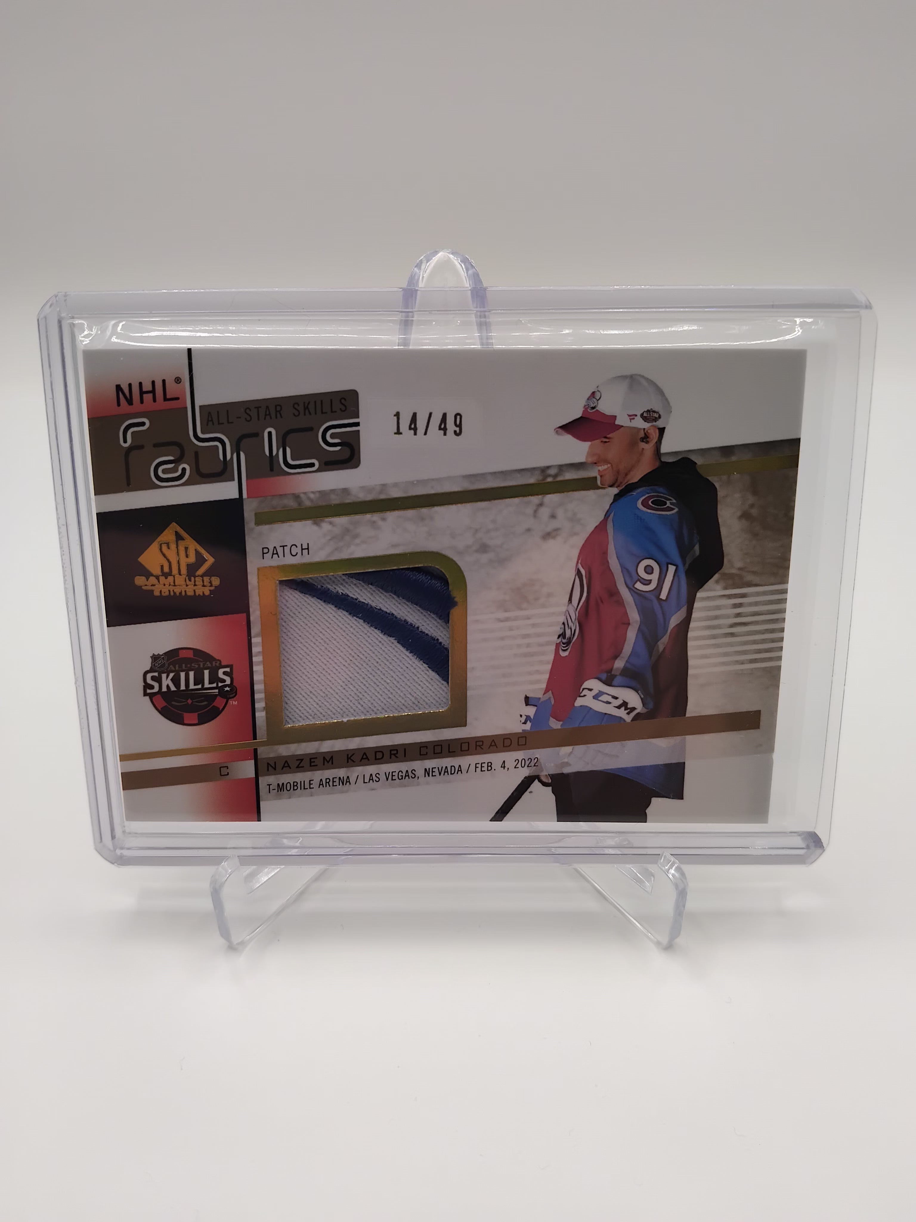 2022-23 SP Game Used Nazem Kadri Patch 14/49