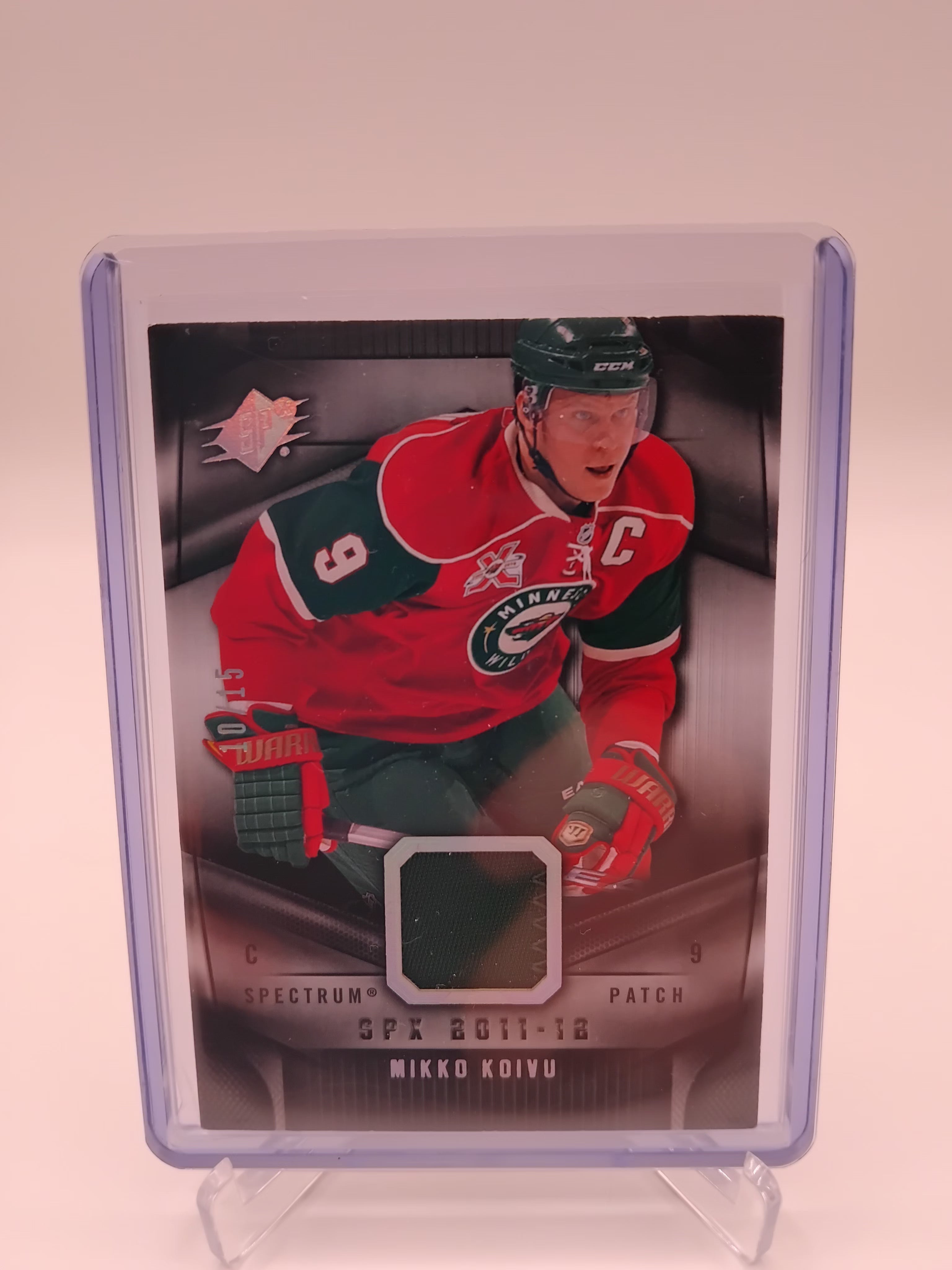 2011-12 SPX Mikko Koivu Patch 10/15
