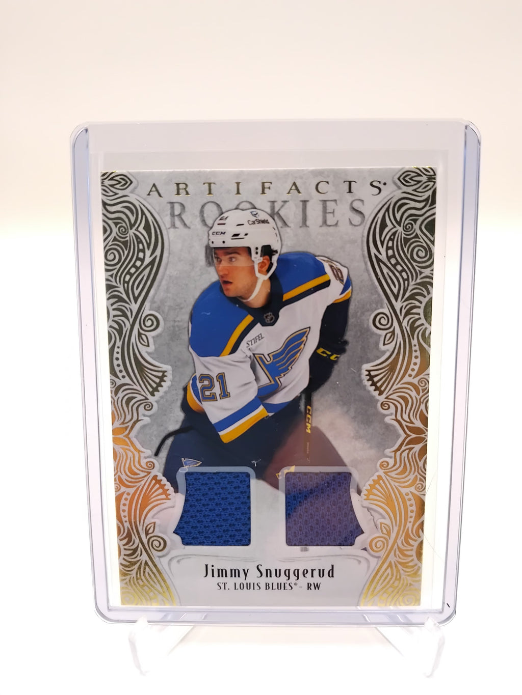 2025-26 Artifacts Jimmy Snuggerud Dual Jersey 041/499