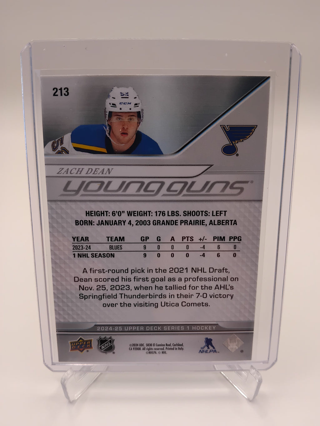 2024-25 Series 1 Zach Dean Young Guns